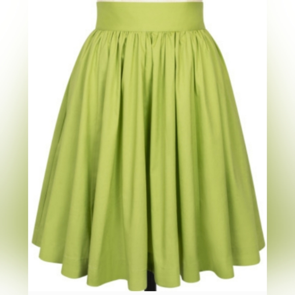 Trashy Diva gathered mini skirt in Citron